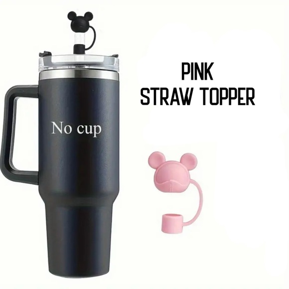 Disney Other - Straw Cover, Disney Mickey Mouse, Pink, NEW